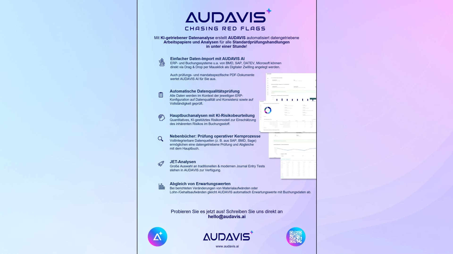 AUDAVIS 1.0 im Überblick