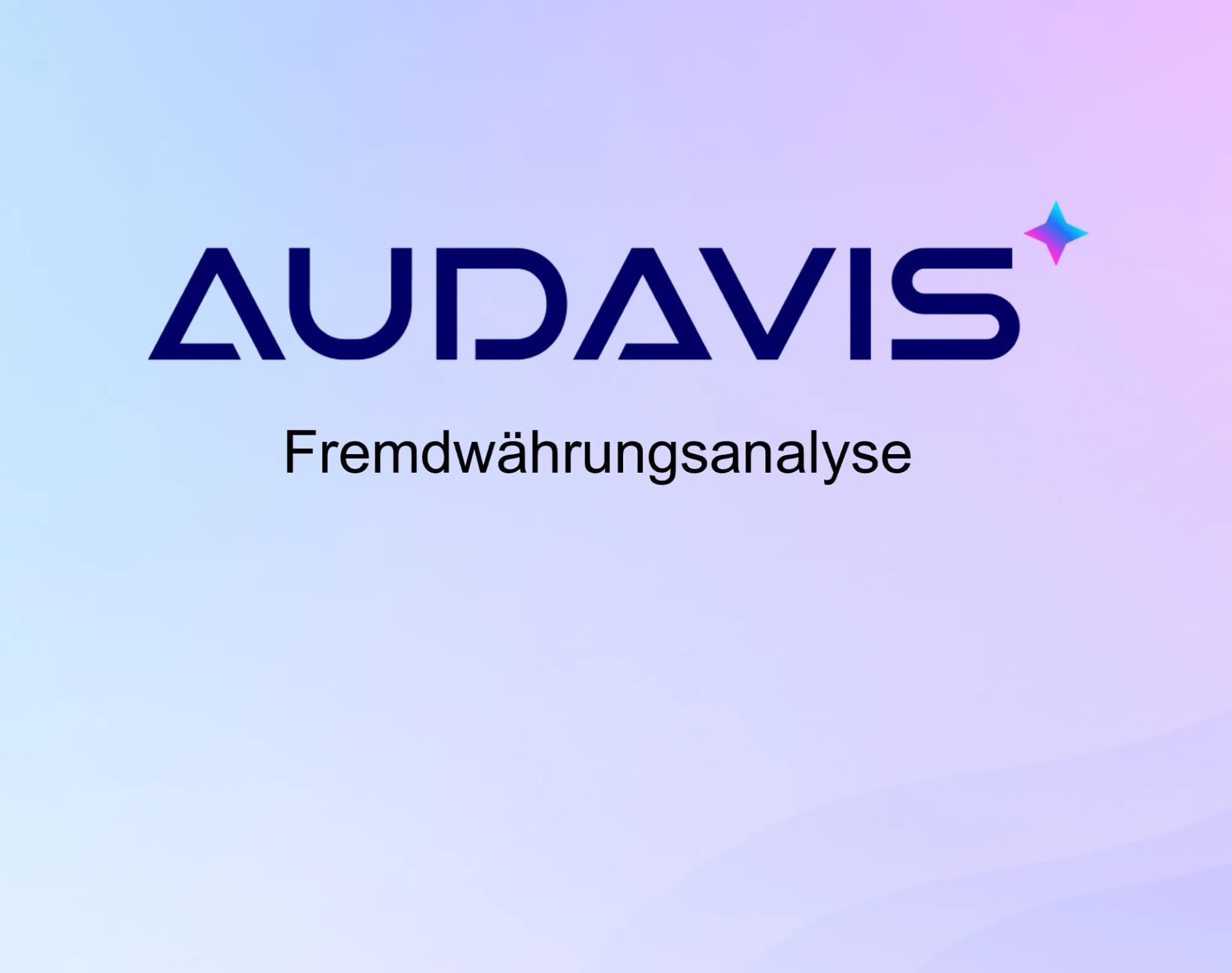 Fremdwährungsanalyse auf Basis von Buchungsdaten