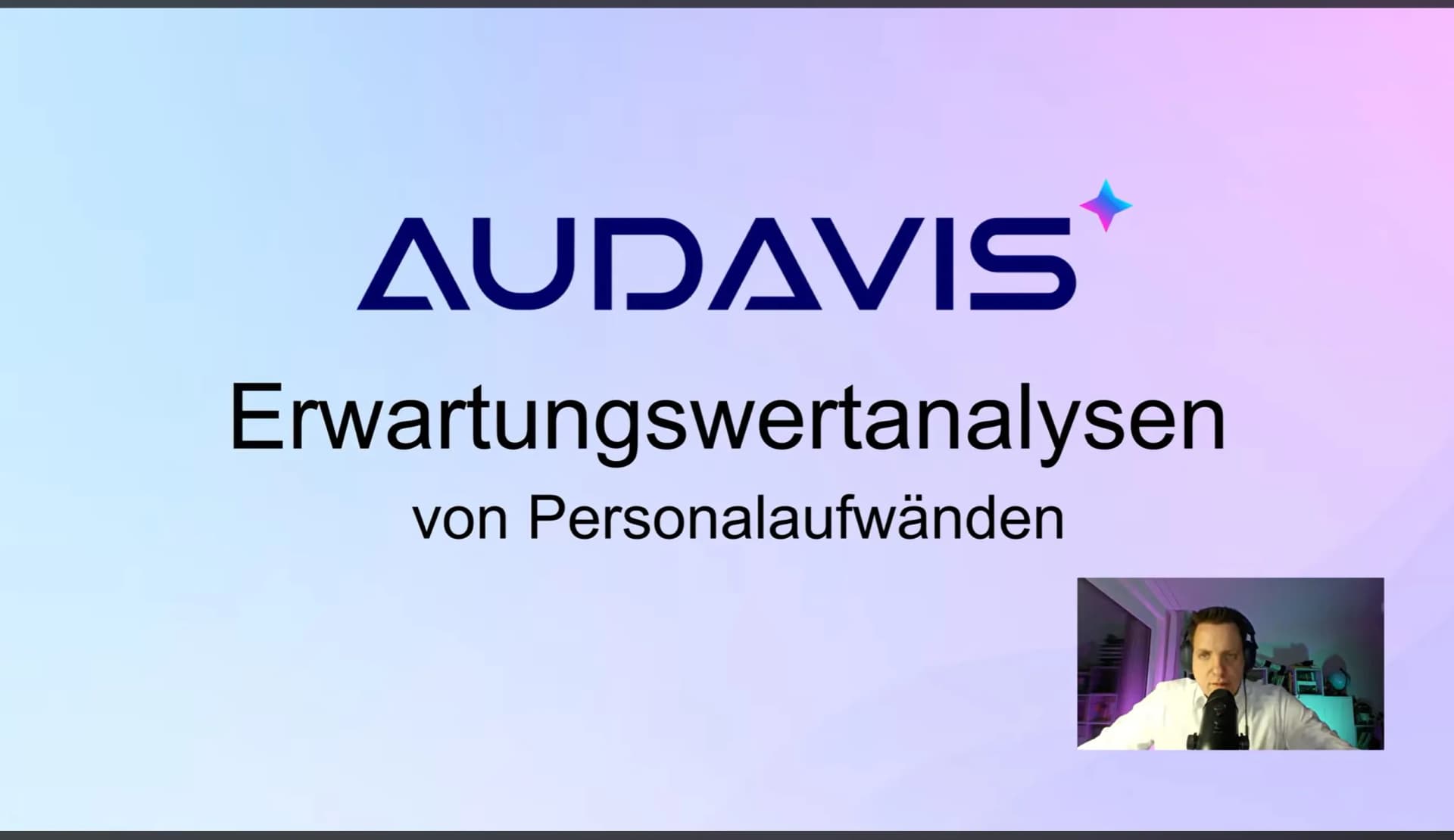 Erwartungswertanalysen mit AUDAVIS